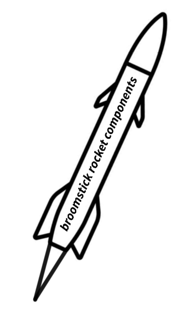 Broomstick Rocket Components