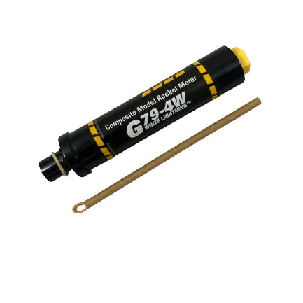 AeroTech G79-4W 29mm x 124mm Single Use 1-Motor Pack mpn - 77904  model rocket motor high performance 