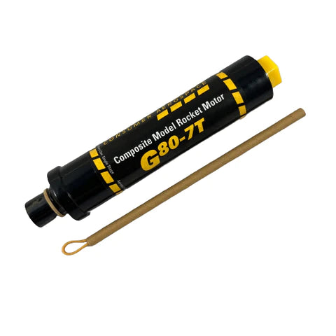 Enerjet G80-7T Motor  MPN - 78007, single-use composite propellant model rocket motor image 